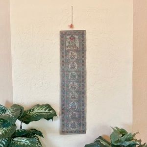 ANTIQUE INDIA - Lord Ganesha Palm Leaf Scroll Wall Hanging from Orissa